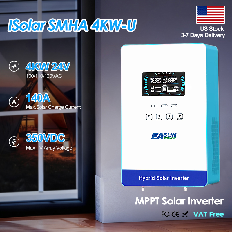 Grid Tie Inverter Limiter 2000W - EASUN POWER 4000W 120V Off Grid