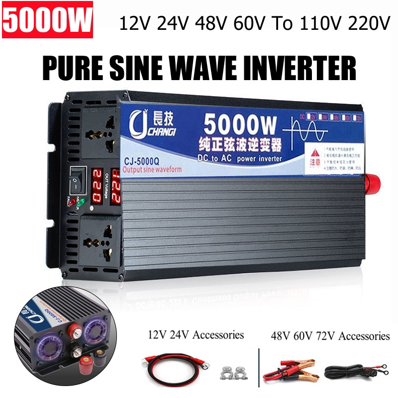 Inverter Pure Sine Wave 60Hz 120V 3000W - 4000 W/5000 W/5500 W/3000 W Zuivere