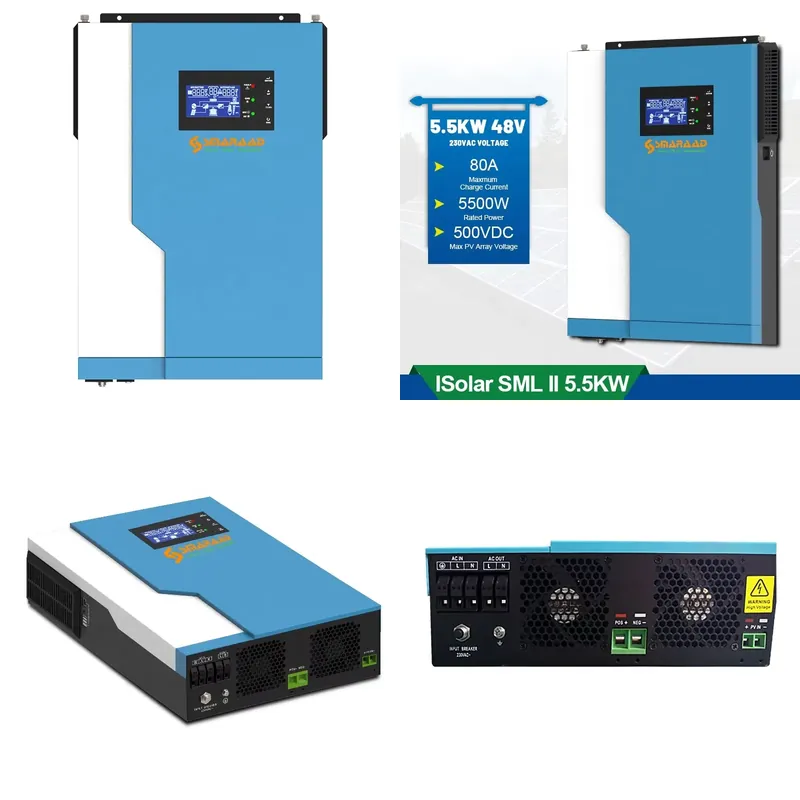 Hybrid Solar Inverter 5.5Kw Mppt 48V - Solarcontroller 3,5KW 5,5KW Hybride Solar Inverter