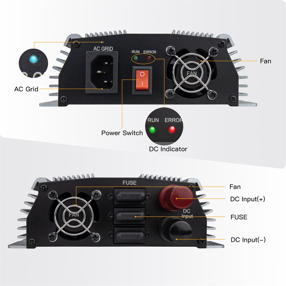 1000-1400W Grid Tie Micro-zonn - Micro Inverter 1400W Solar Grid Tie recensie en prijs
