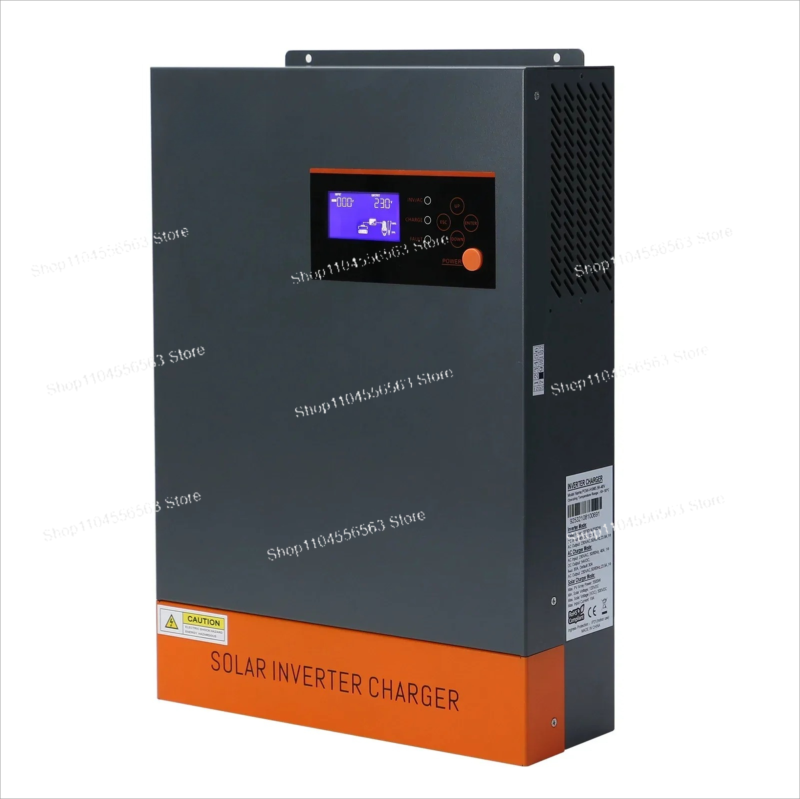 5,5 kW 3-fase hybride zonne-om - Hybrid Solar Inverter 5.5Kw Mppt 48V recensie en prijs