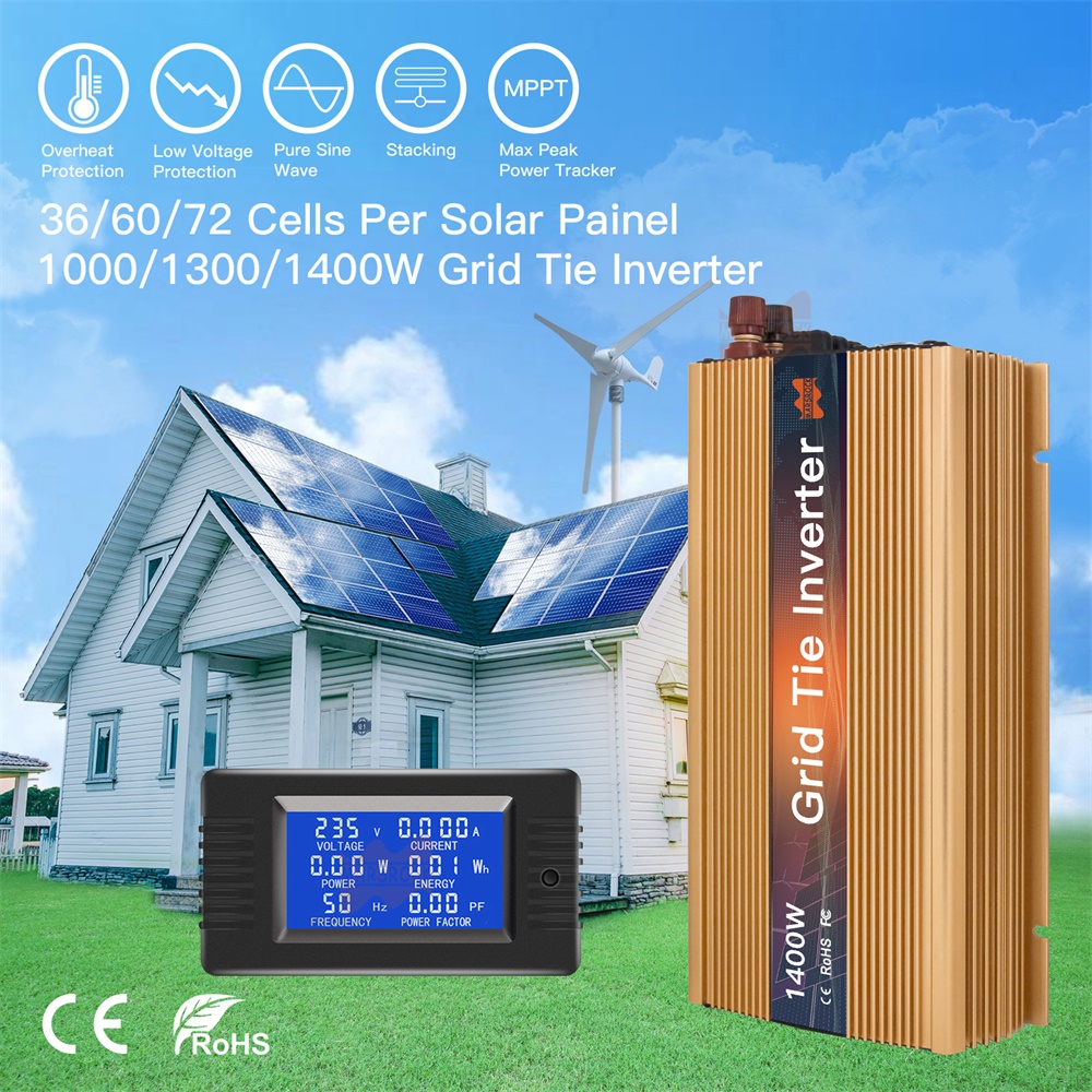 1000-1400W Grid Tie Micro Sola - Micro Inverter 1400W Solar Grid Tie recensie en prijs