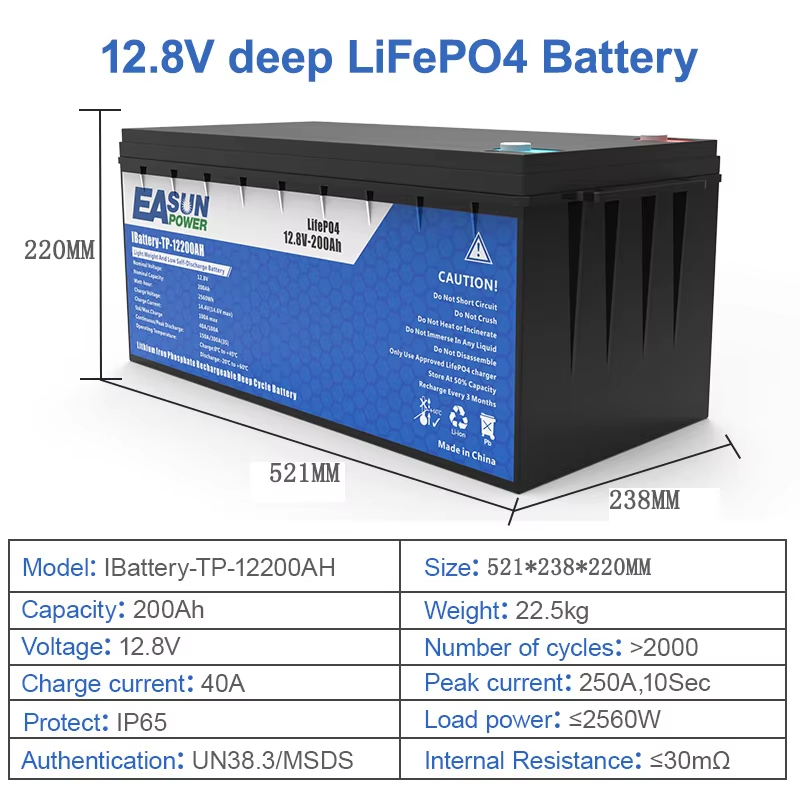 EASUN Power LiFePO4 Batterij 1 - Grid Tie Inverter Limiter 2000W recensie en prijs