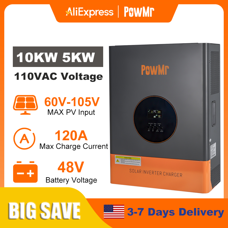 PowMr 10KW 5KW Split-Phase Omv - Split Phase Inverter 10Kw 110V 220V recensie en prijs