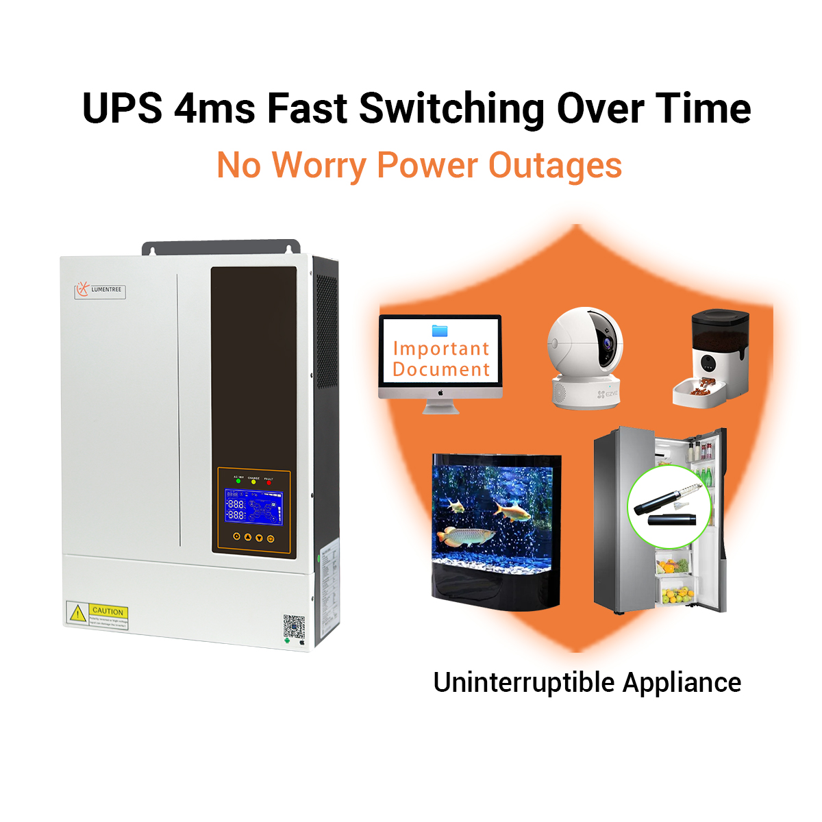 5,5 kW 48V hybride on/off-grid - Hybrid Solar Inverter 5.5Kw Mppt 48V recensie en prijs