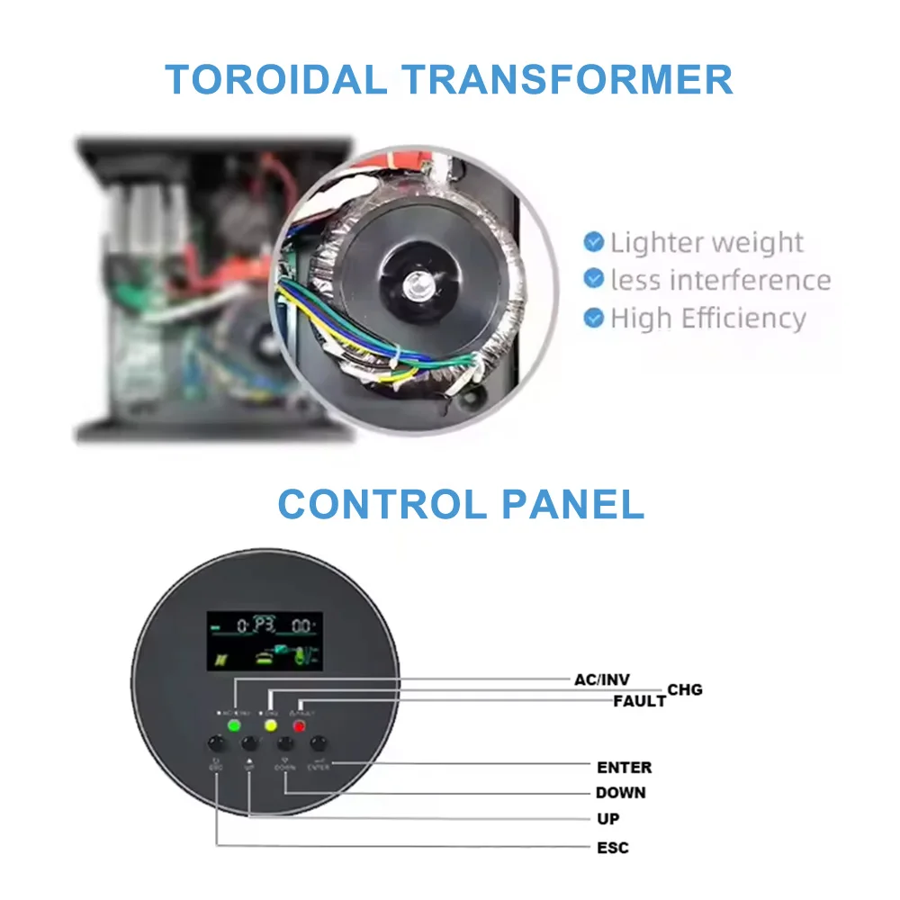 Meest verkochte 10KW 12,5kva D - Split Phase Inverter 10Kw 110V 220V recensie en prijs