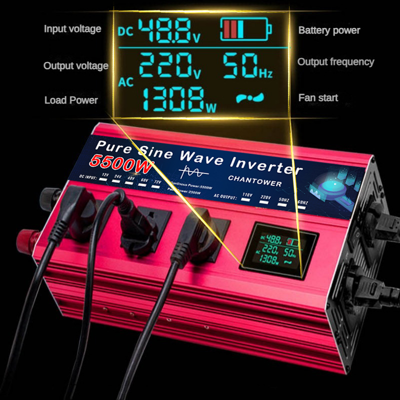 4000 W/5000 W/5500 W Zuivere S - Pure Sine Wave Inverter 5000W 48V 220V recensie en prijs