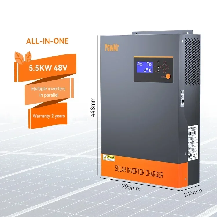 3-fasen hybride zonne-omvormer - Hybrid Solar Inverter 5.5Kw Mppt 48V recensie en prijs