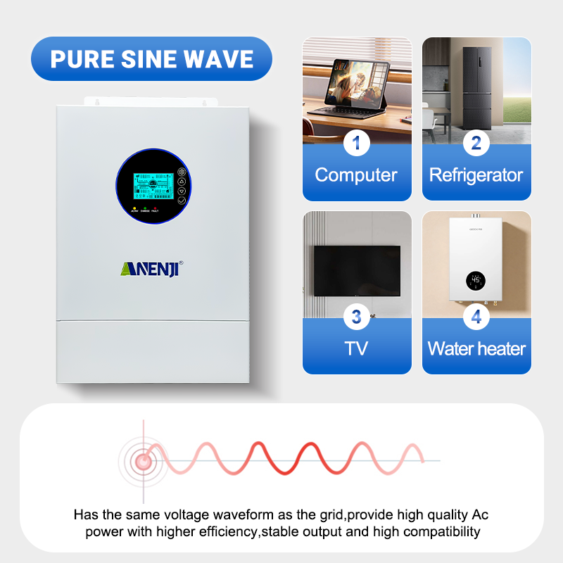ANENJI Split Phase 12KW 48V Hy - Off Grid Solar Inverter 48V 6000W recensie en prijs