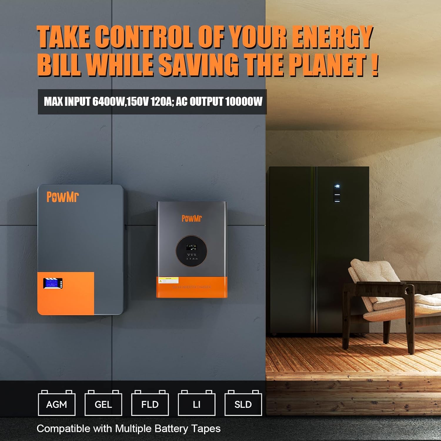 PowMr 10KW 5KW Split-Phase Omv - Split Phase Inverter 10Kw 110V 220V recensie en prijs